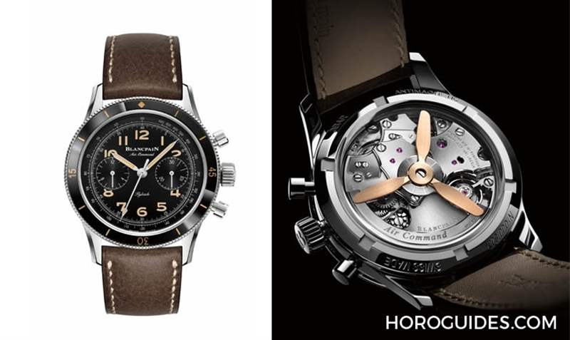 現(xiàn)代感十足！Blancpain Air Command Chronograph 藍面鈦金屬版-復(fù)刻表