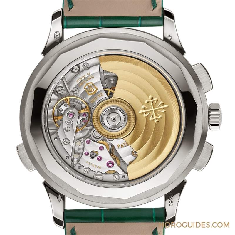 百達(dá)翡麗世界時(shí)區(qū)計(jì)時(shí)碼表5930首度推出鉑金款，挾綠面尊貴亮相-復(fù)刻表