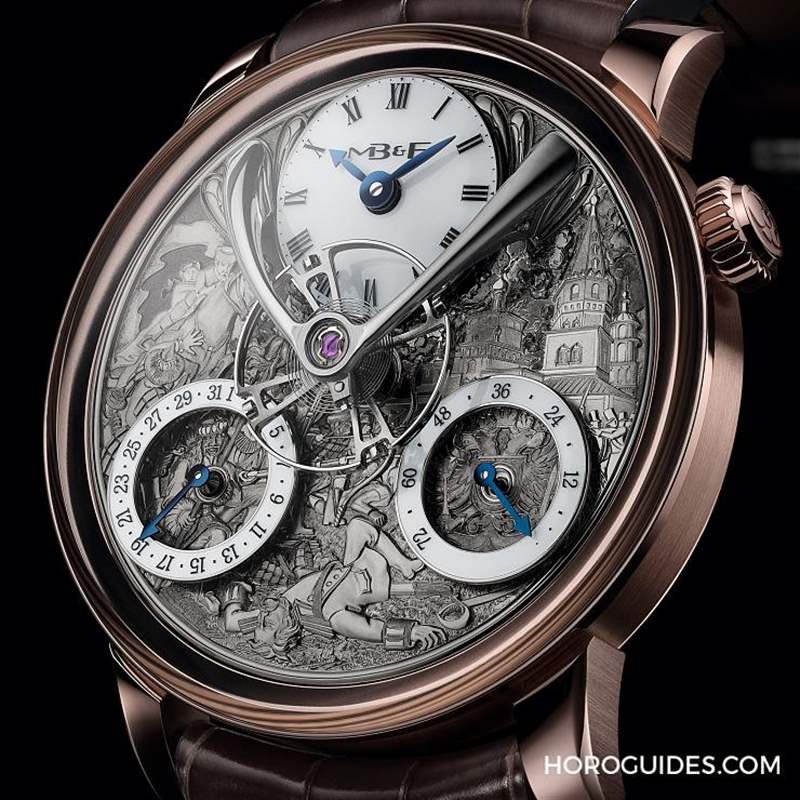 精雕細琢，最有故事的面盤｜MB&F LM Split Escapement Eddy Jaquet系列限量腕表-復(fù)刻表