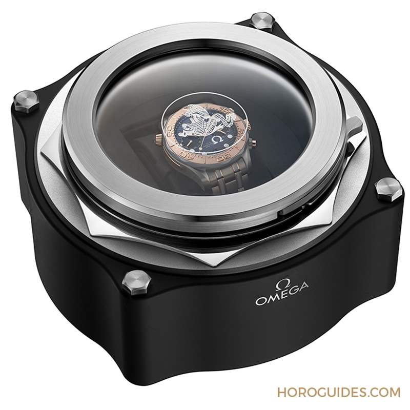 三種材質精湛融合！歐米茄大師天文臺海馬潛水300米計時碼表-復刻表