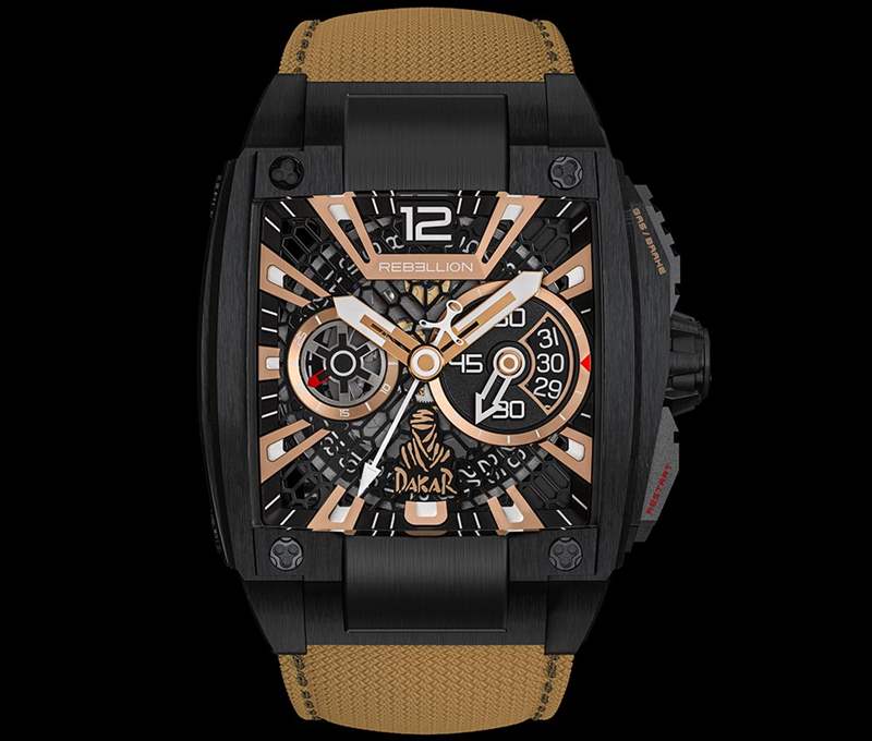 叛亂REBELLION雷伏特計(jì)時達(dá)喀爾，沙漠的呼喚-復(fù)刻表