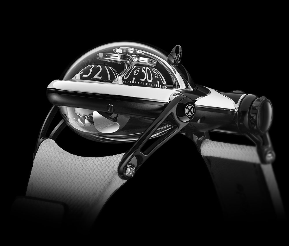 MB&F鐘表機器N°10熊貓-洛朗·費里爾方形微型轉子逆向-復刻表