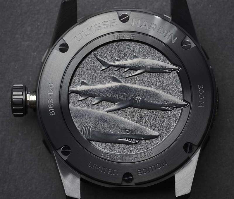 真力時天頂超時大師復興野生動物園-雅典娜丁潛水員檸檬鯊-復刻表