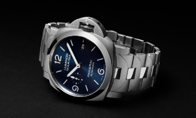 全新升級(jí)鏈帶！沛納海Luminor Marina Specchio blu腕表-復(fù)刻表