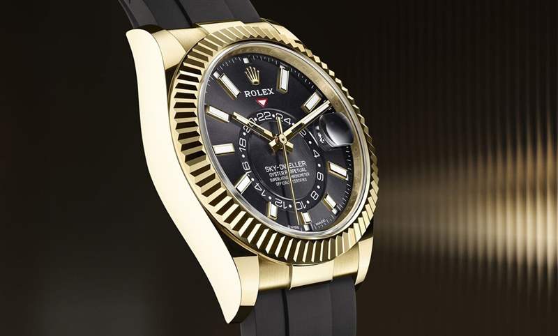 ROLEX Sky-Dweller首次搭配黑橡膠表帶！-復(fù)刻表