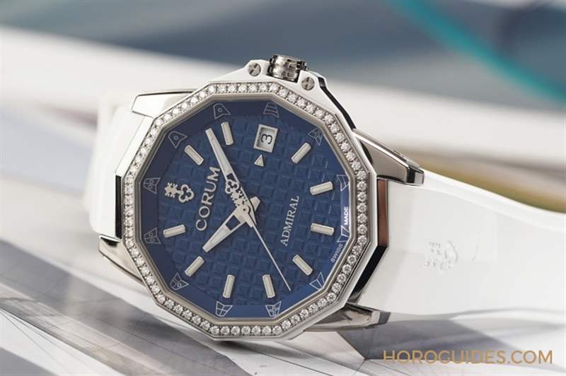 海洋風格領航之選｜Corum海軍上將AC-One 45鏤空陀飛輪與AC-One 38女仕鉆表-復刻表