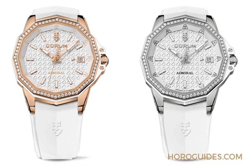 海洋風格領航之選｜Corum海軍上將AC-One 45鏤空陀飛輪與AC-One 38女仕鉆表-復刻表
