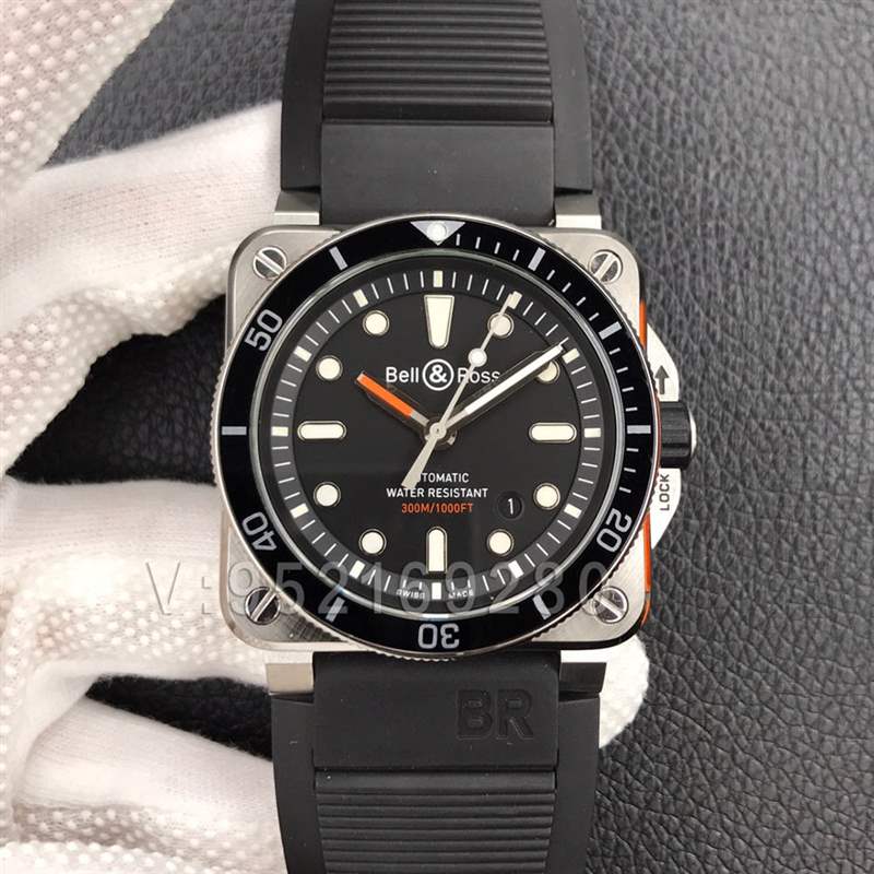 N廠柏萊士BR03-92「方形設計」潛水腕表-復刻表