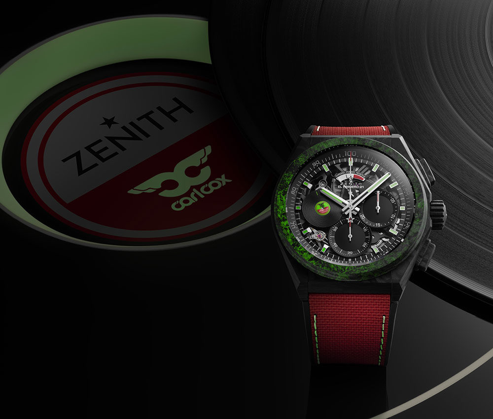 真力時天頂DEFY 21卡爾·考克斯版，混音和混音-復刻表