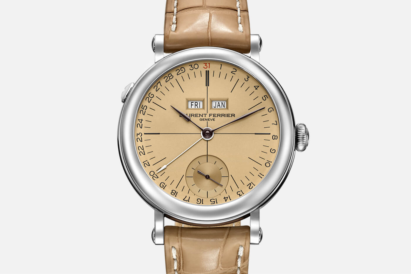 限量5枚！Laurent Ferrier Galet年歷校片復古手表-復刻表