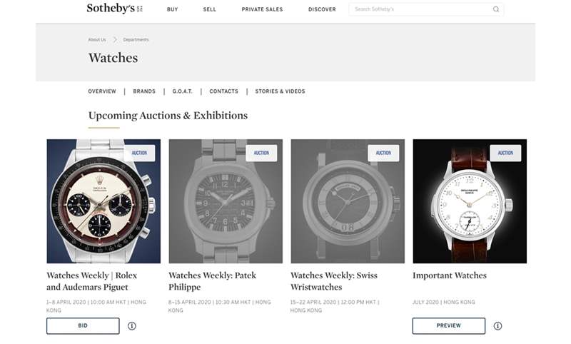 小而精！蘇富比線上主題拍賣「Watches Weekly」接力度時機-復刻表