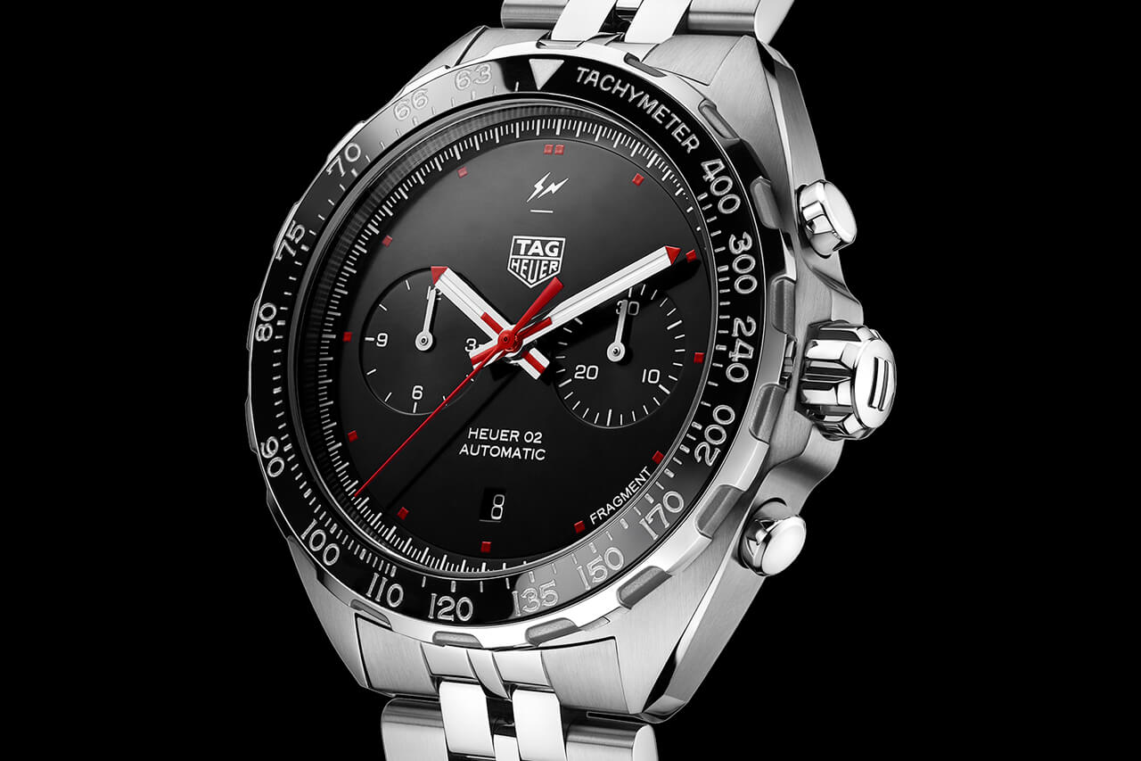 泰格豪雅 x Fragment聯(lián)名設(shè)計Heuer 02計時碼表-復(fù)刻表