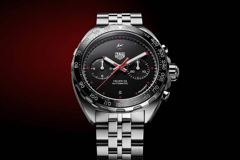 泰格豪雅 x Fragment聯(lián)名設(shè)計Heuer 02計時碼表-復(fù)刻表