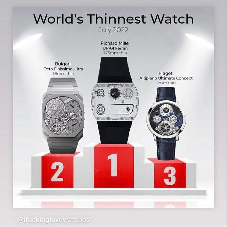 世界最薄腕表！RICHARD MILLE RM UP-01 Ferrari的三項(xiàng)超薄特點(diǎn)-復(fù)刻表