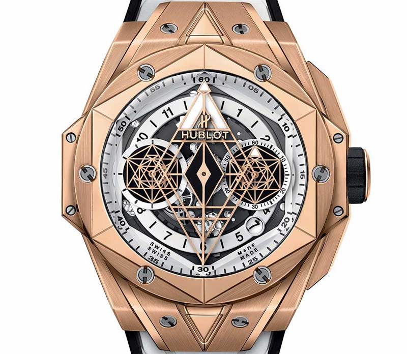 宇舶大爆炸唱BLEU Ⅱ白色，Big Bang Sang Bleu II White-復刻表