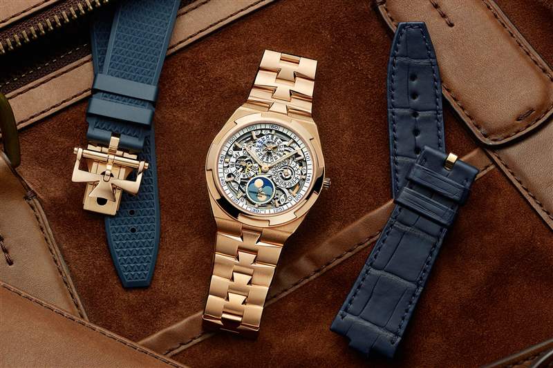 江詩丹頓超薄萬年歷鏤空月相腕表4300V-復(fù)刻表