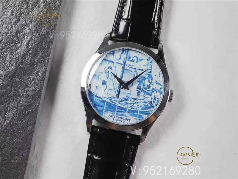 FL廠百達(dá)翡麗5089G「太加斯河上垂釣」琺瑯工藝復(fù)刻表做工怎么樣-復(fù)刻表