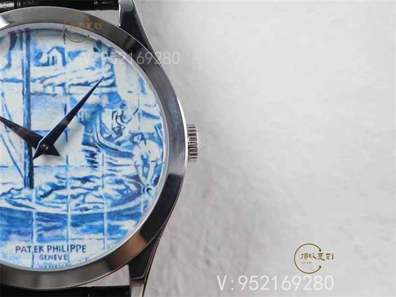 FL廠百達(dá)翡麗5089G「太加斯河上垂釣」琺瑯工藝復(fù)刻表做工怎么樣-復(fù)刻表