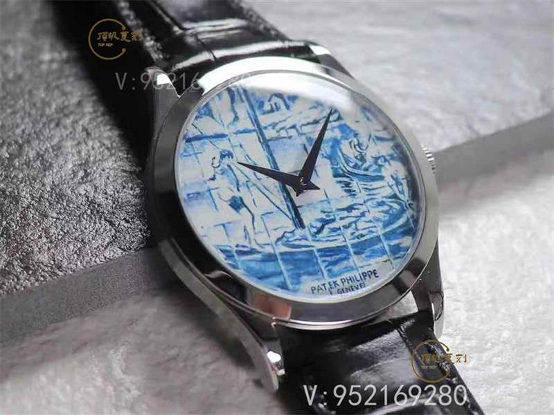 FL廠百達(dá)翡麗5089G「太加斯河上垂釣」琺瑯工藝復(fù)刻表做工怎么樣-復(fù)刻表