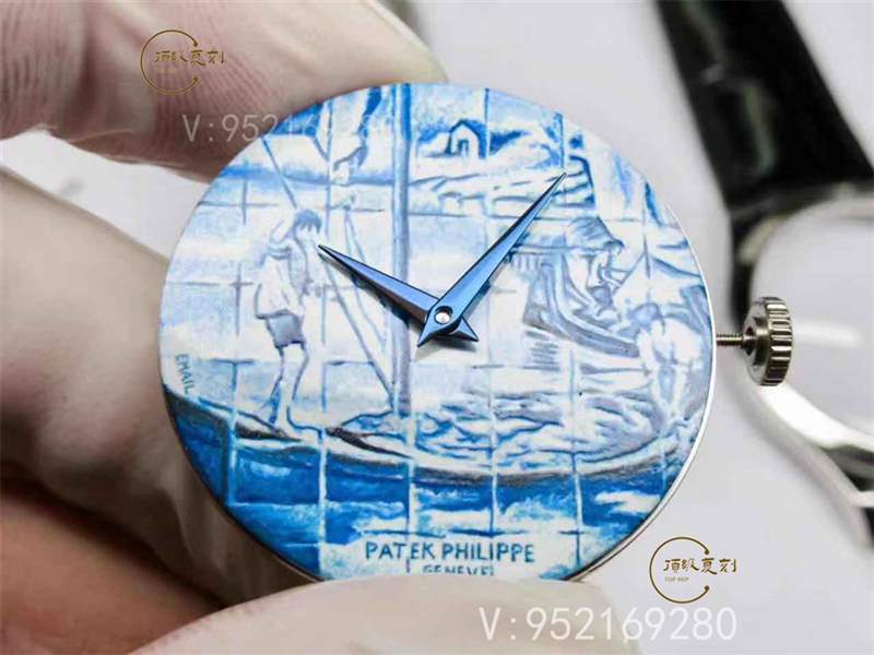 FL廠百達(dá)翡麗5089G「太加斯河上垂釣」琺瑯工藝復(fù)刻表做工怎么樣-復(fù)刻表