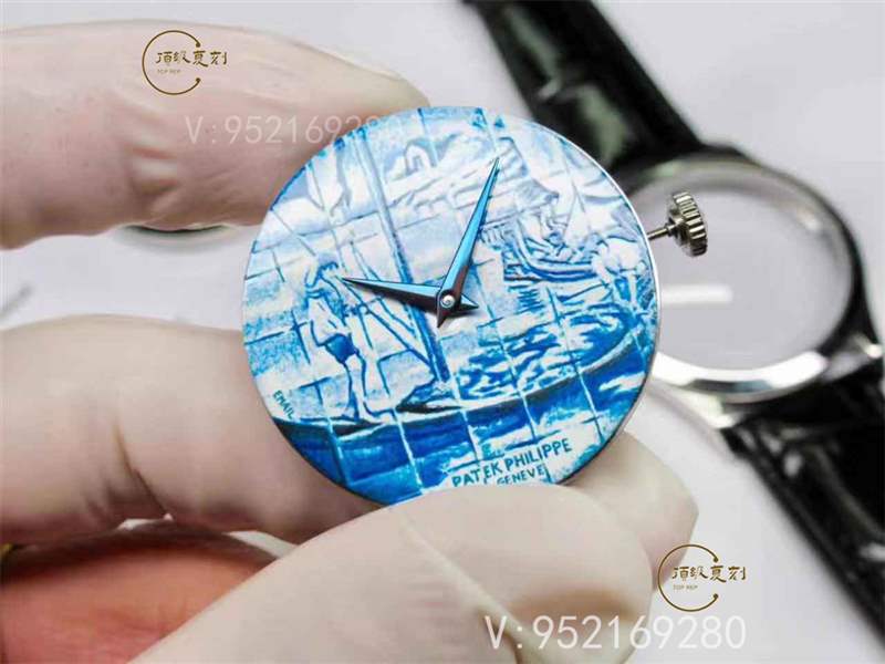 FL廠百達(dá)翡麗5089G「太加斯河上垂釣」琺瑯工藝復(fù)刻表做工怎么樣-復(fù)刻表