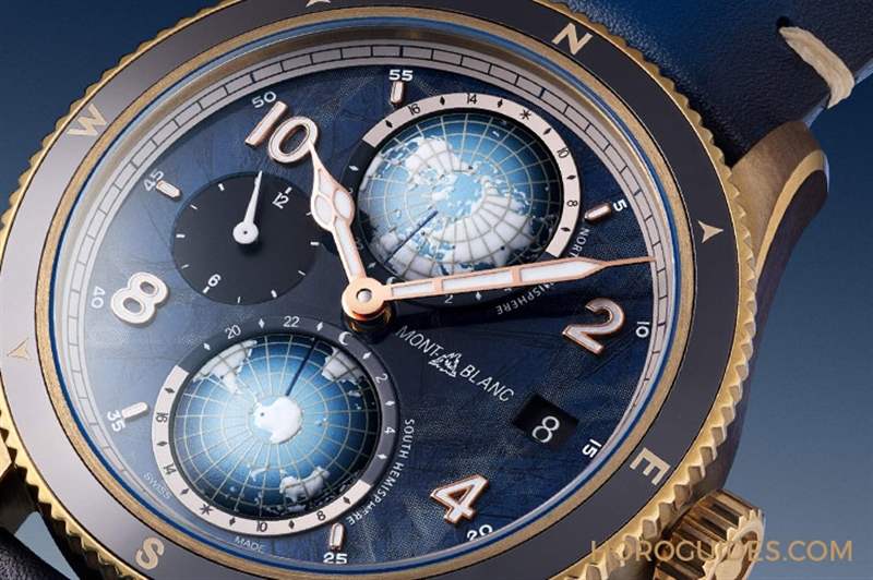 MONTBLANC - 零氧！ 耐用、精準(zhǔn)、不起霧｜Montblanc 1858系列Geosphere世界時區(qū)零氧限量腕表的極限探險魂