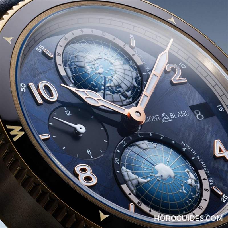 MONTBLANC - 零氧！ 耐用、精準(zhǔn)、不起霧｜Montblanc 1858系列Geosphere世界時區(qū)零氧限量腕表的極限探險魂
