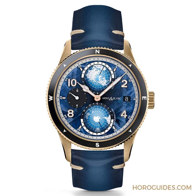 MONTBLANC - 零氧！ 耐用、精準(zhǔn)、不起霧｜Montblanc 1858系列Geosphere世界時區(qū)零氧限量腕表的極限探險魂