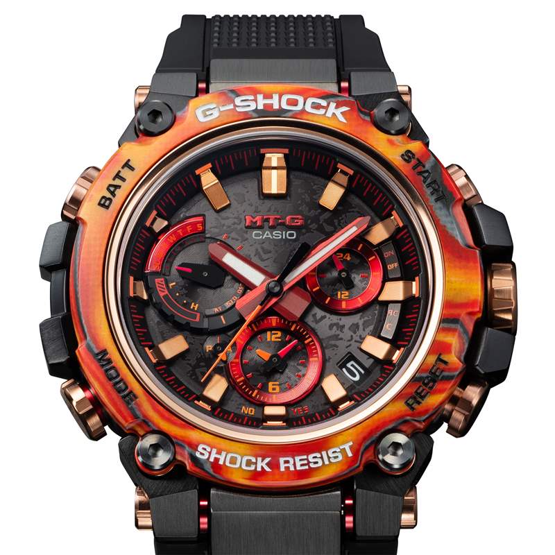 推出G-Shock 慶祝其成立 40 周年，發布了一些火紅的手表和巧妙的霧霾-復刻表