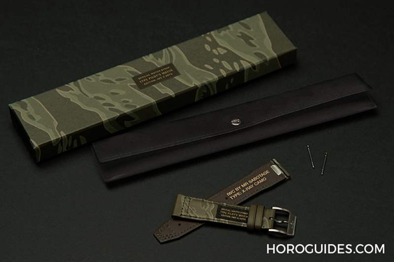 迷彩、刺繡布貼,SBTG街頭潮味上手|IWC x SBTG特別版表帶套裝-復(fù)刻表