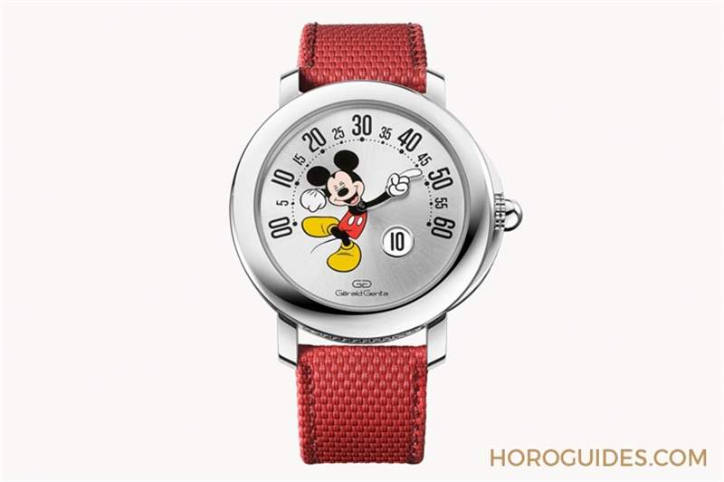 米老鼠踢足球BVLGARI Gerald Genta Arena雙逆跳米老鼠足球限量版腕表-復刻表