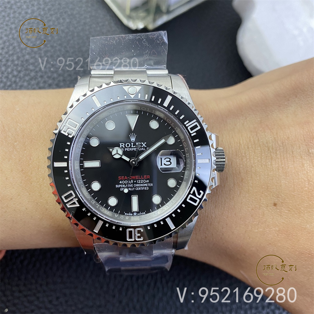 VS廠勞力士43mm單紅鬼王126600腕表評測-搭載3235機芯-復(fù)刻表