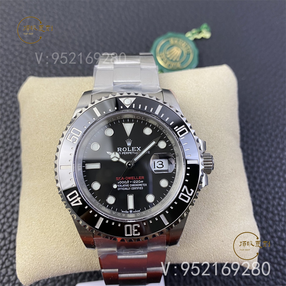 VS廠勞力士43mm單紅鬼王126600腕表評測-搭載3235機芯-復(fù)刻表