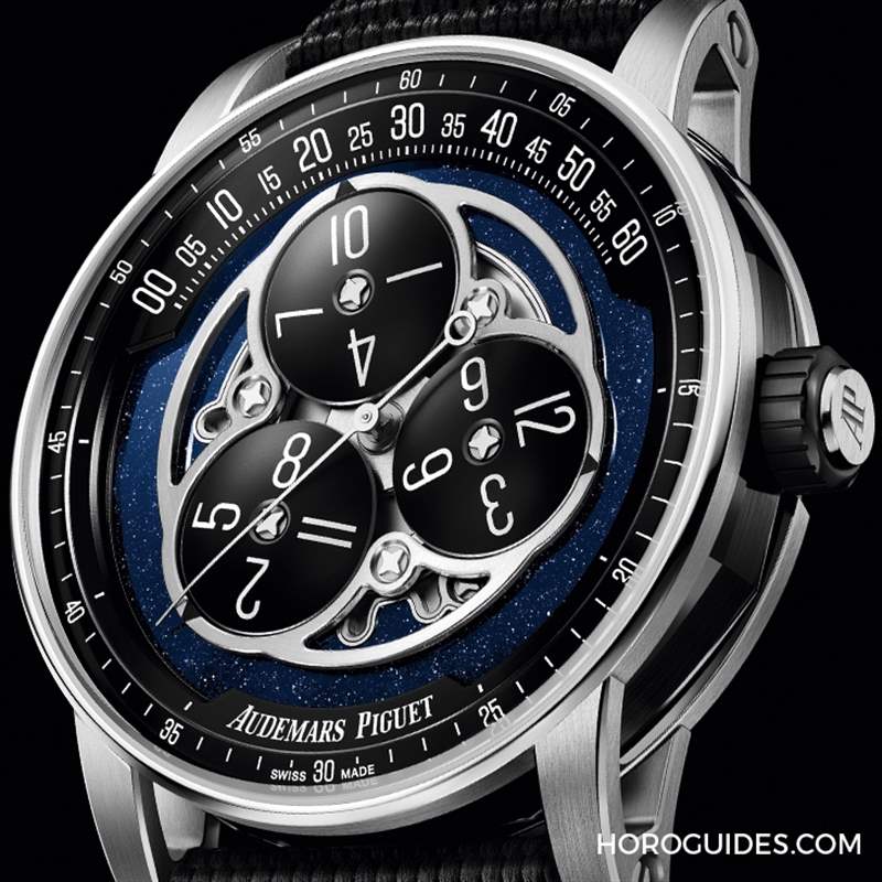 猶如一道優美謎題的古老顯時機制｜愛彼CODE 11.59系列星輪腕表，再現「時間漫游」功能-復刻表