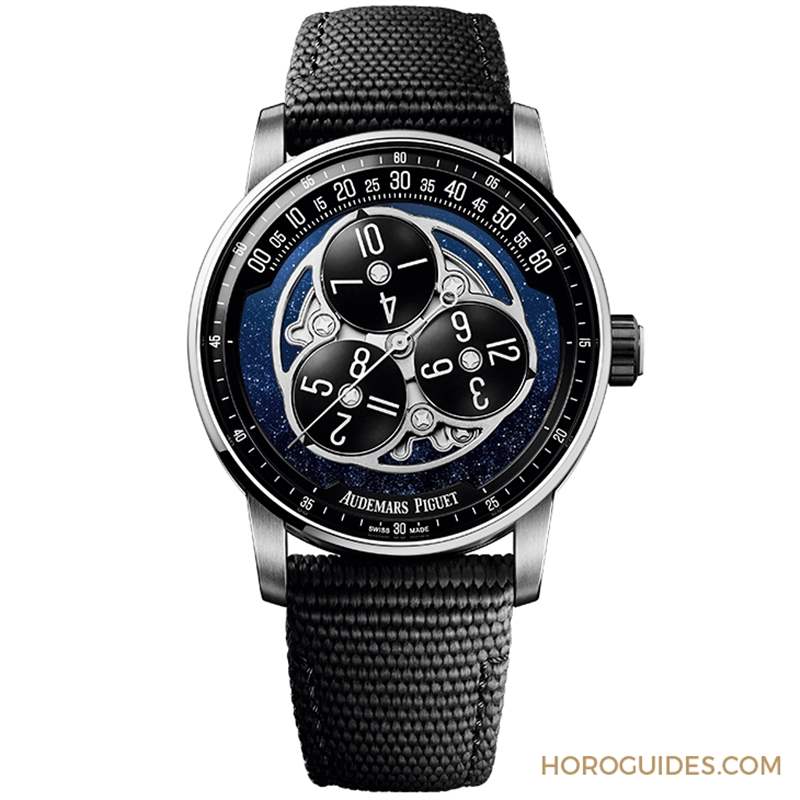 猶如一道優美謎題的古老顯時機制｜愛彼CODE 11.59系列星輪腕表，再現「時間漫游」功能-復刻表