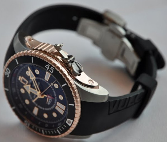 vulcain-diver-x-treme-limited-black-gold Vulcain潛水員極限自動限量版手表-復刻表