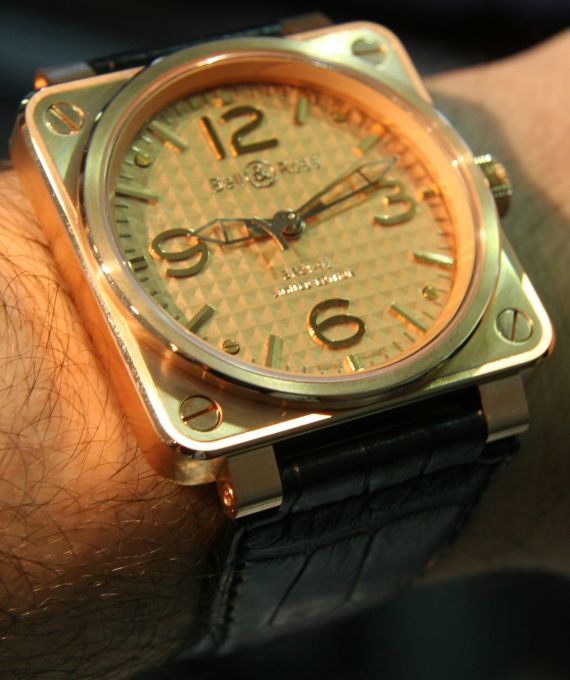Bell & Ross BR01 Ingot watch 2 柏萊士Bell & Ross BR01-93 GMT和BR01-92金錠腕表-復刻表