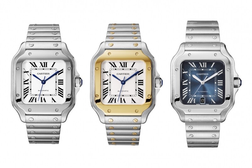 cartier Santos 卡地亞6款Santos手表推介|卡地亞的紳士優雅-復刻表