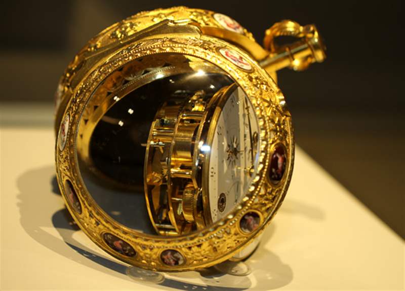 瑞士鐘表博物館中陳舊的自動機和其他發條裝置作品-復刻表