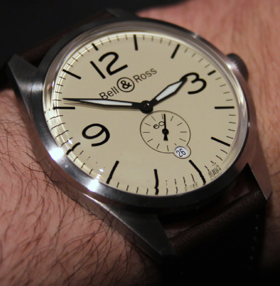 柏萊士Vintage BR 123 & 126精鋼表殼圓形腕表-復刻表