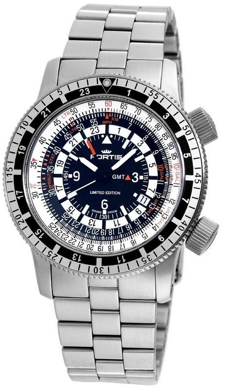 fortis-b-47-calculator-limited-edition-watch-metal Fortis B-47計算器手表有有趣的忙碌表盤-復刻表