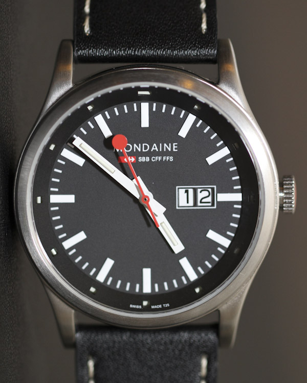 Mondaine 鐵路氚 8 Mondaine男士夜視氚運動手表評論-復刻表