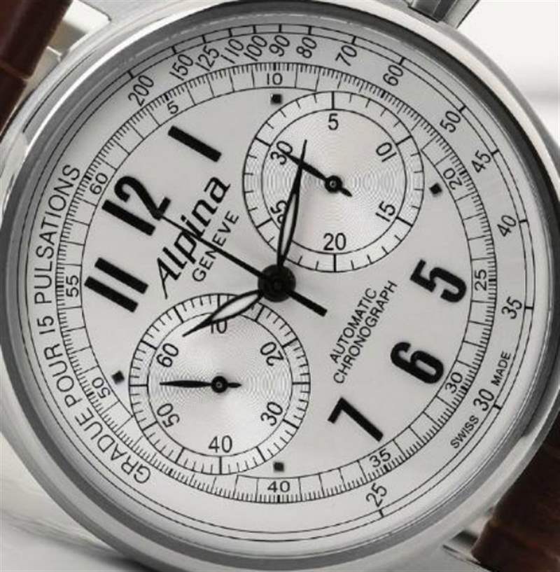 Alpina Startimer 經典特寫 Alpina Startimer經典自動計時手表擁有非常悲傷的手-復刻表