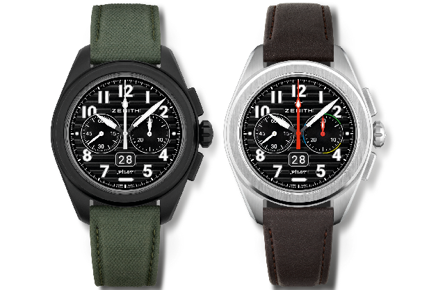 真力時(shí)推出全新Pilot系列,配備Pilot Automatic和Pilot Big Date Flyback-復(fù)刻表