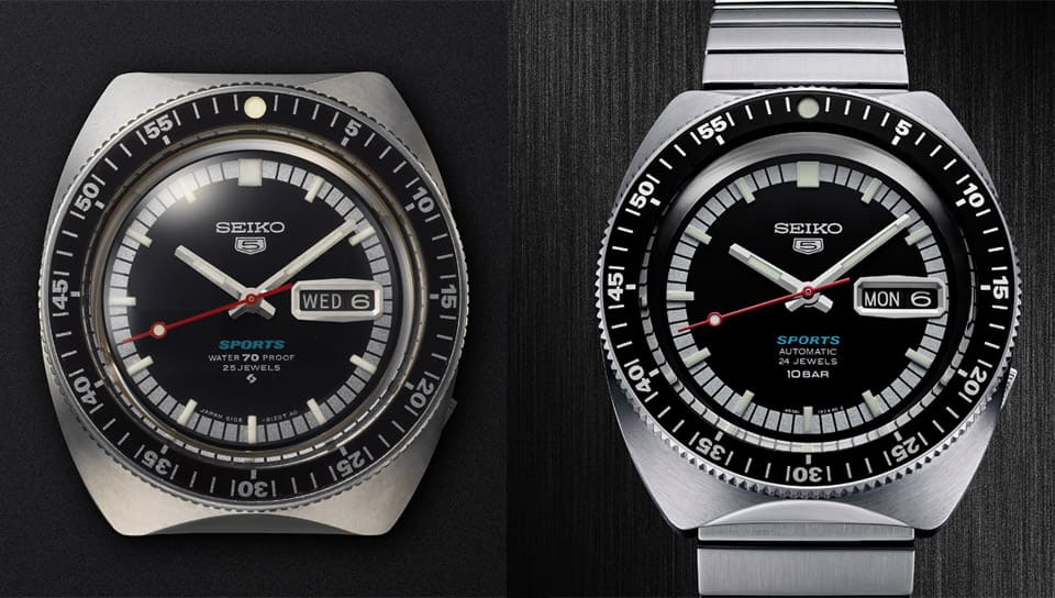 SEIKO精工5號(hào)問世55周年5 Sports復(fù)刻款和新款齊發(fā)-復(fù)刻表