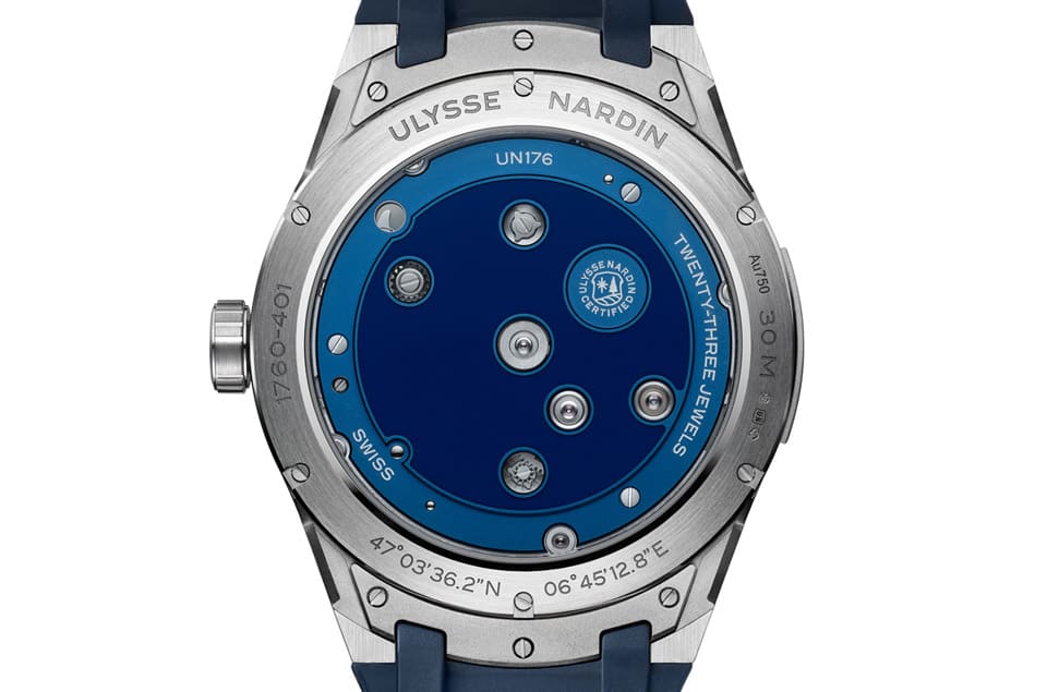 雅典表Blast陀飛輪面盤融入矽質細工鑲嵌連表背也都用矽片裝飾-復刻表