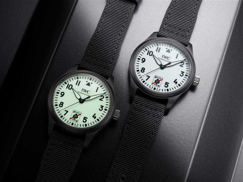 IWC萬國推出Pilot’s Watch Automatic 41 Black Aces黑桃A特別版腕表：夜光表盤-復刻表