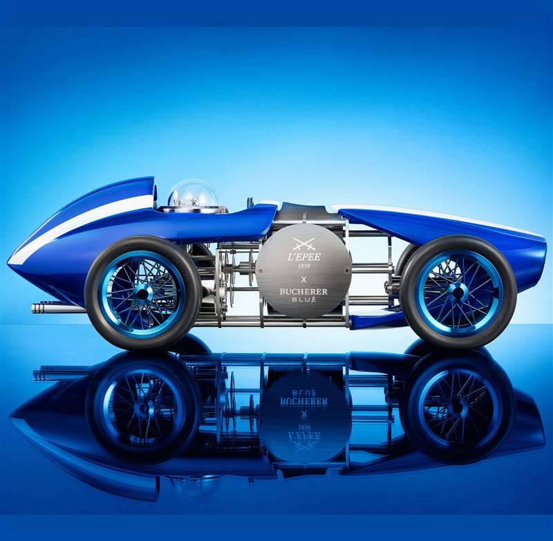 Bucherer推出3枚Bucherer Blue時(shí)計(jì)新作：Girard-Perregaux、H. Moser & Cie.和L’Epe?e合作版-復(fù)刻表