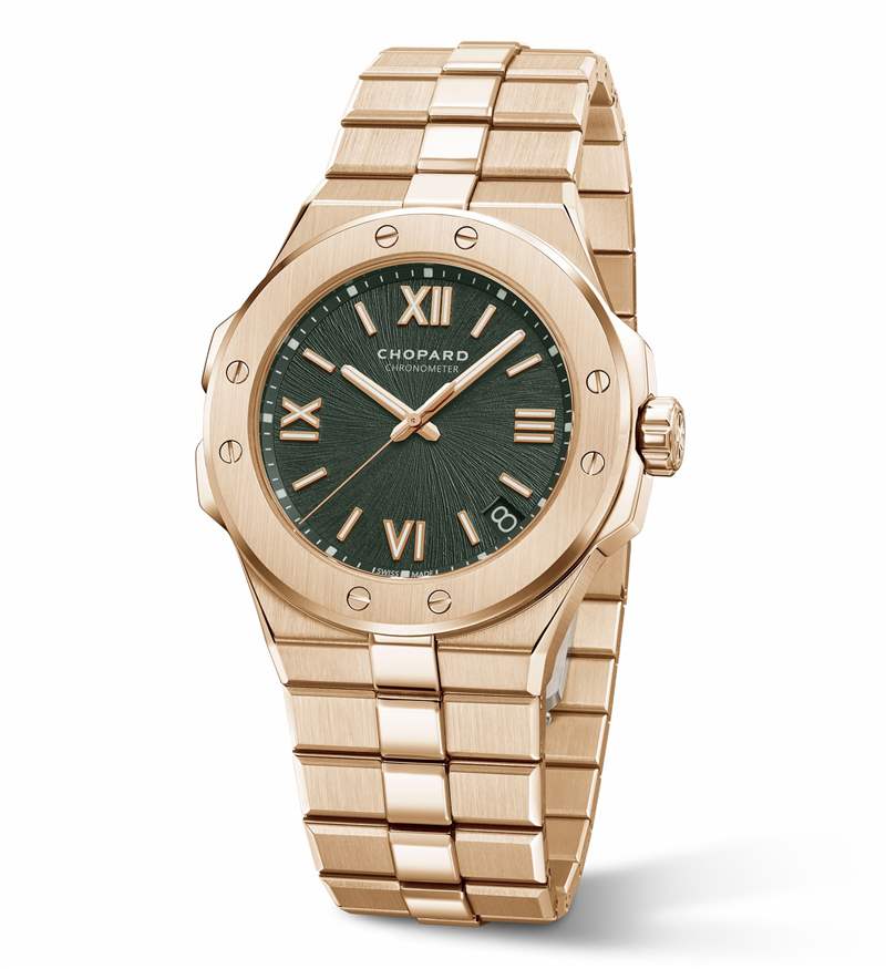 Chopard推出Alpine Eagle系列腕表新作：綠色表盤，33mm女士腕表-復刻表