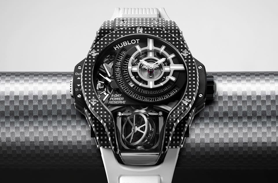 宇舶MP-09雙軸陀飛輪再次結(jié)合3D碳纖維材質(zhì)這次改為耐看好搭的白色-復(fù)刻表